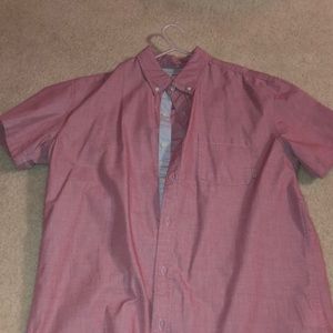 Pink buttoned down shirt
